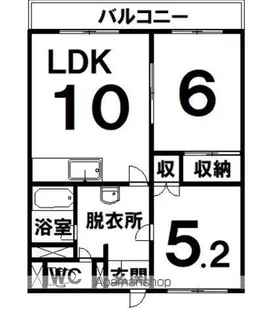 レタラタッニ白樺【3階】の間取り